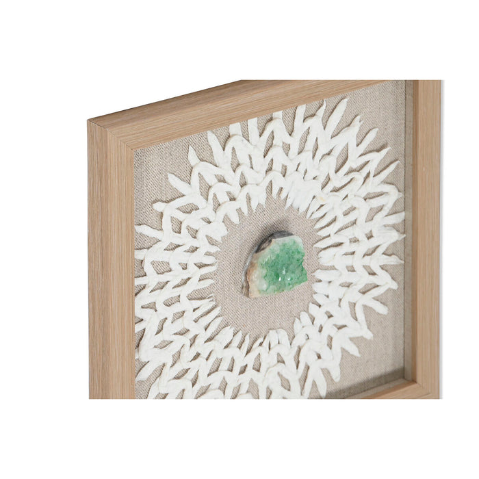 Комплект от 4 снимки Home ESPRIT хартия Кристал 22 x 2 x 22 cm