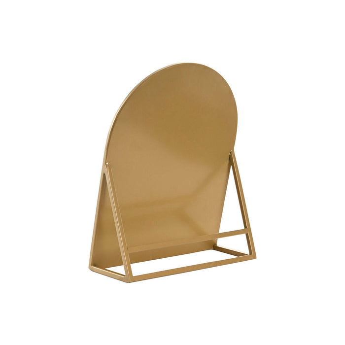 Огледало със Скоба за Монтиране Home ESPRIT Златен Кристал Желязо 20 x 8,5 x 25 cm