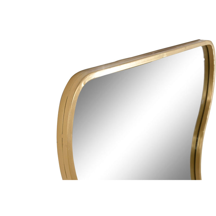 Стенно огледало Home ESPRIT Златен 50 x 2 x 150 cm
