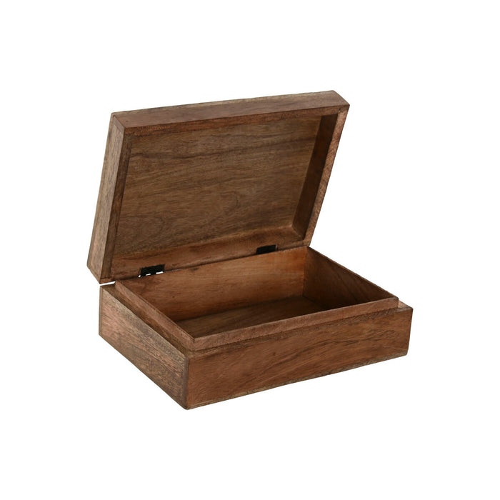 Кутия за бижута Home ESPRIT Многоцветен Дърво манго 25 x 17,5 x 8 cm (2 броя)