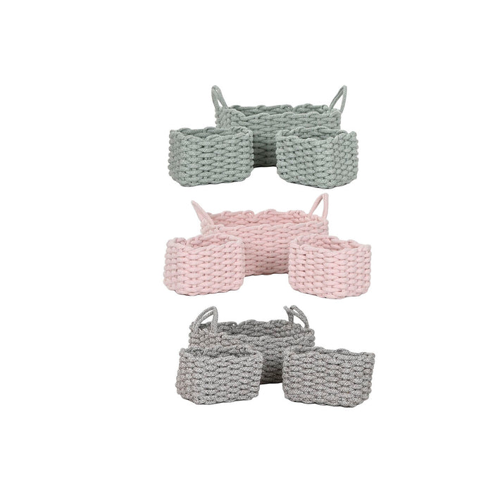 Игра на Кошници Home ESPRIT Въже 32 x 25 x 15 cm