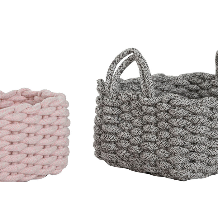 Игра на Кошници Home ESPRIT Въже 32 x 25 x 15 cm