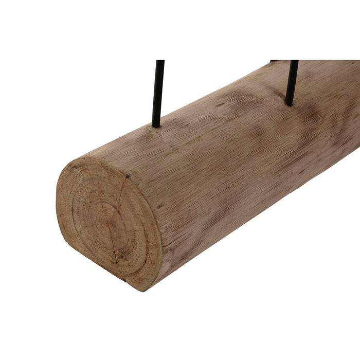 Декоративна фигурка Home ESPRIT Черен Естествен Риби 61,5 x 10 x 53,5 cm