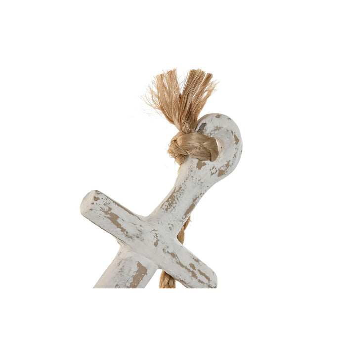 Декоративна фигурка Home ESPRIT Бял Котва Средиземноморско Гранитогрес 31 x 7,5 x 40 cm