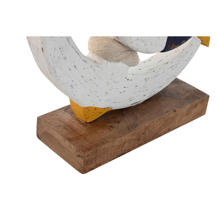 Декоративна фигурка Home ESPRIT Бял Естествен Морско син 34 x 9 x 45 cm