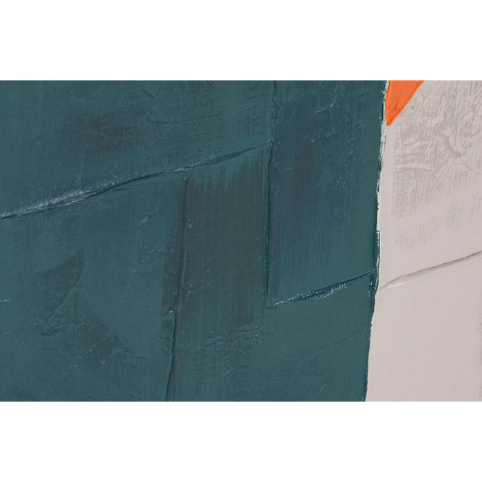 Картина Home ESPRIT Черен Зелен Град 83 x 3,5 x 123 cm (2 броя)