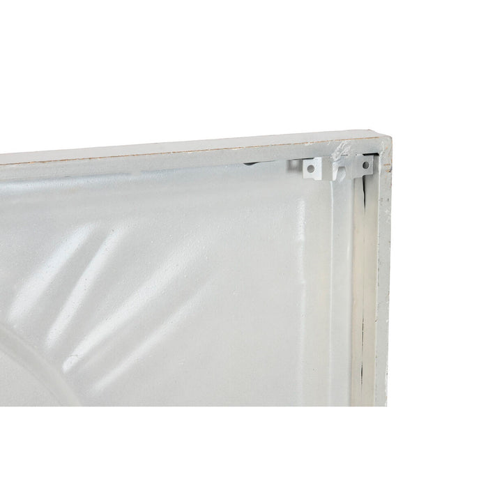 Декорация за стена Home ESPRIT Бял Златен Абстрактен 72,7 x 2,5 x 100,5 cm (2 броя)