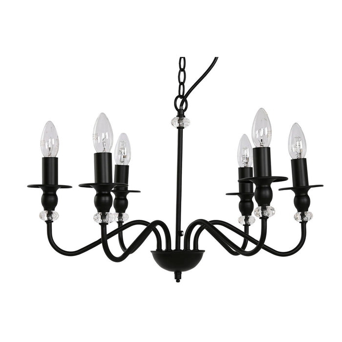 Полилей Home ESPRIT Черен Метал 25 W 54 x 54 x 46 cm