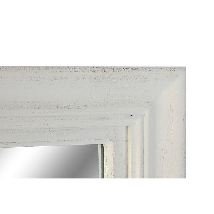Стенно огледало Home ESPRIT Бял Прозорец 68 x 4 x 128 cm