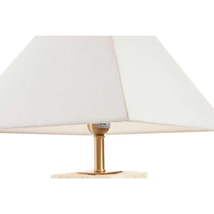 Настолна лампа Home ESPRIT Бял Бежов Златен 50 W 220 V