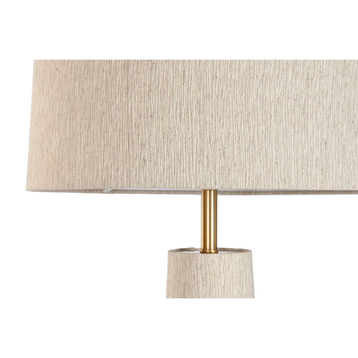 Лампион Home ESPRIT Бежов Златен 50 W 220 V 40 x 40 x 149 cm