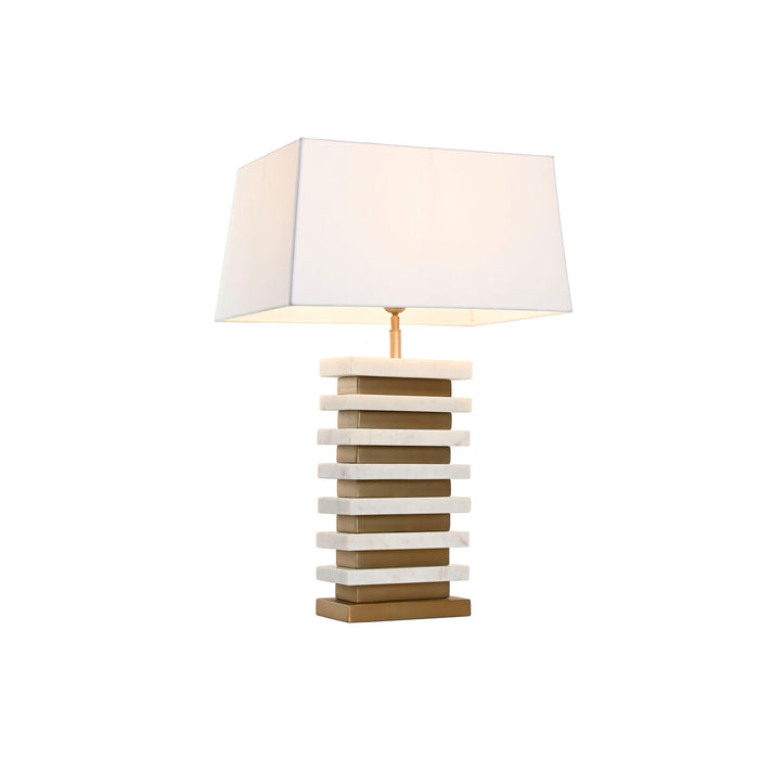 Настолна лампа Home ESPRIT Бял Златен 50 W 220 V