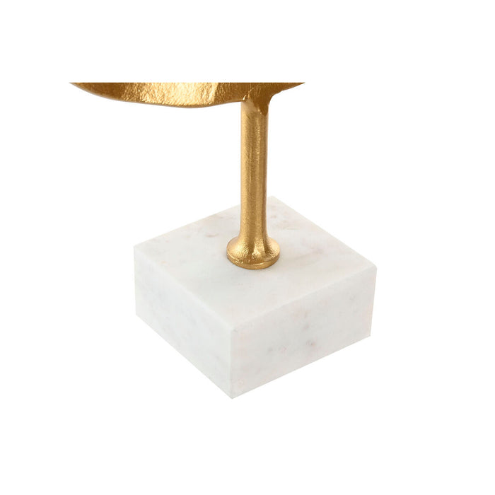 Декоративна фигурка Home ESPRIT Бял Златен Абстрактен 38 x 10 x 55 cm