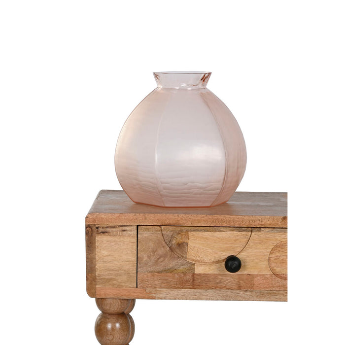 Ваза Home ESPRIT Розов Кристал Модерен 28 x 28 x 27 cm