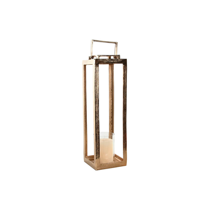 Latern Home ESPRIT Златен Алуминий Кристал Модерен 20 x 20 x 74 cm