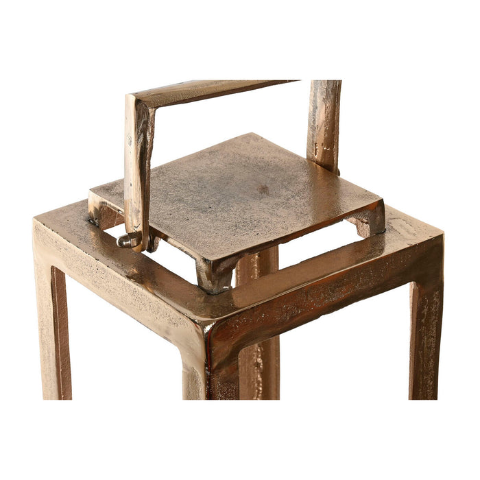 Latern Home ESPRIT Златен Алуминий Кристал Модерен 20 x 20 x 74 cm