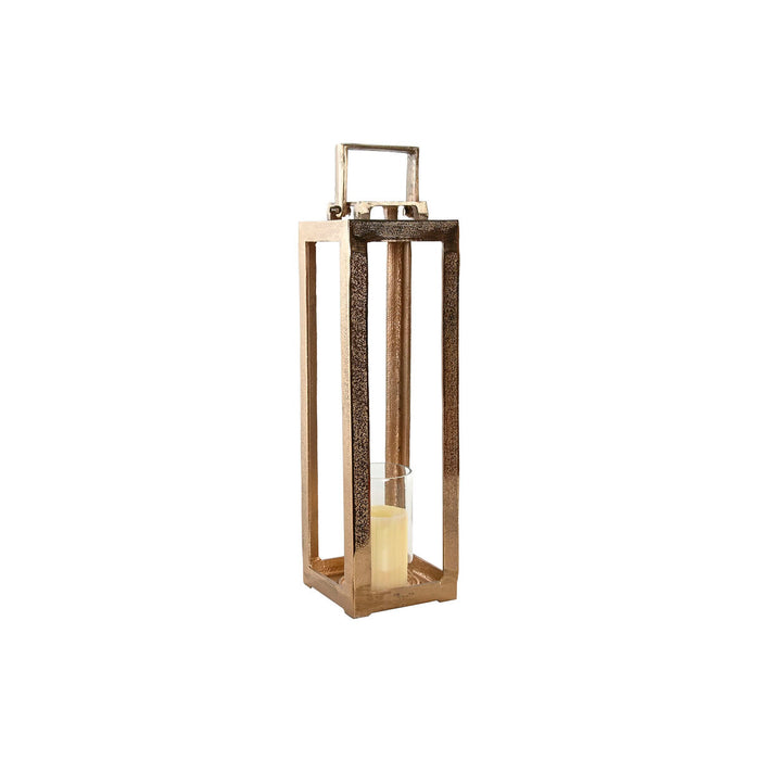 Latern Home ESPRIT Златен Алуминий Кристал Модерен 15 x 15 x 59 cm