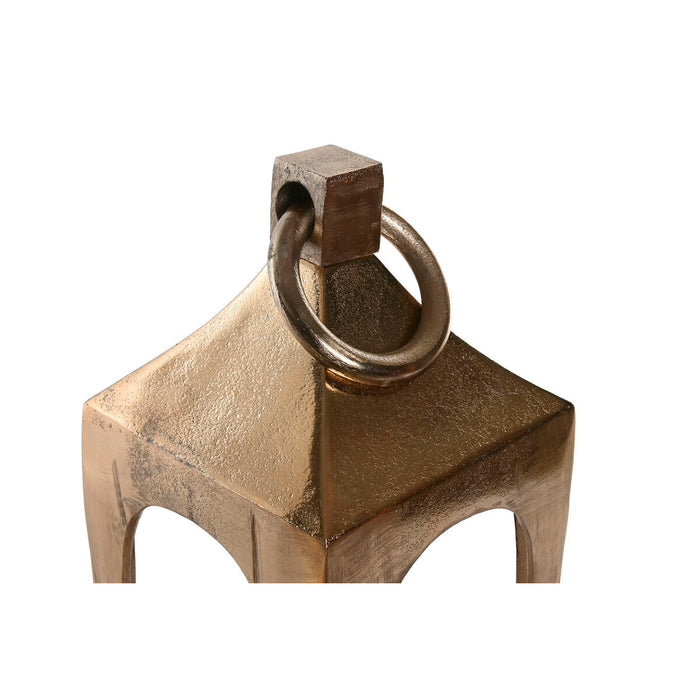 Latern Home ESPRIT Златен Алуминий Кристал Арабин 15 x 15 x 52 cm