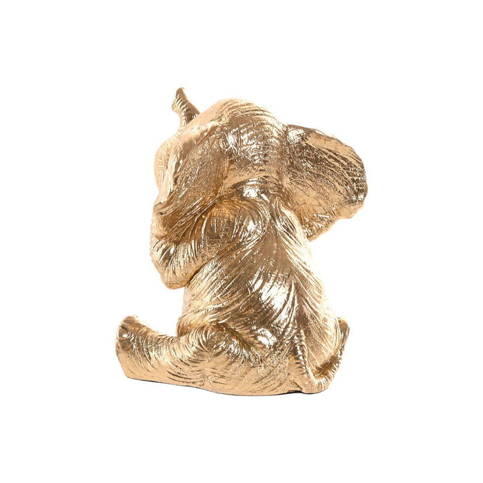 Декоративна фигурка Home ESPRIT Златен Слон 13 x 12 x 14 cm (3 броя)