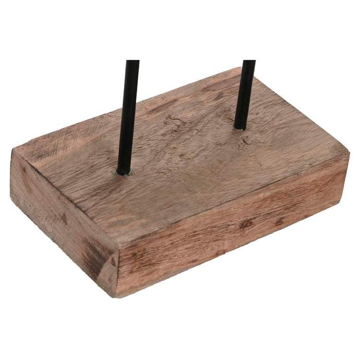 Декоративна фигурка Home ESPRIT Кафяв Сребрист Естествен 19 x 9 x 28 cm (2 броя)