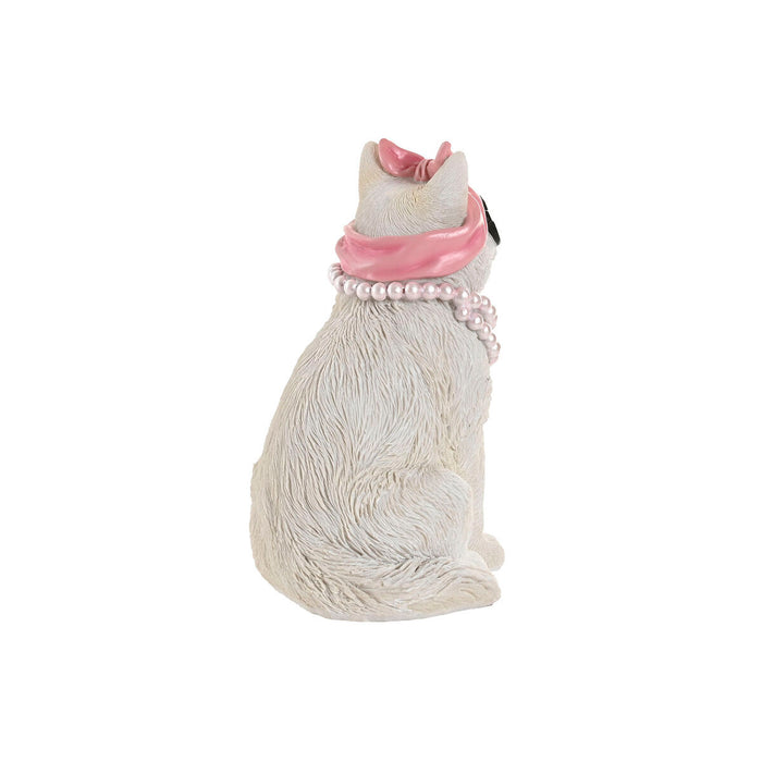 Декоративна фигурка Home ESPRIT Син Бял Розов Котка 13,5 X 13 X 19,5 CM (2 броя)