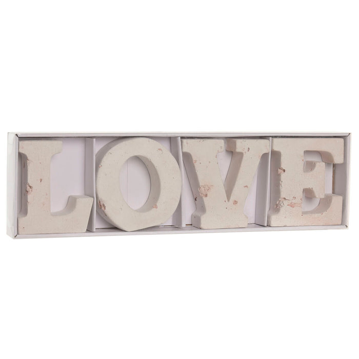 Декоративна фигурка Home ESPRIT Светло розово 42.5 X 3.5 X 12 CM 42,5 X 3,5 X 11 CM (2 броя)