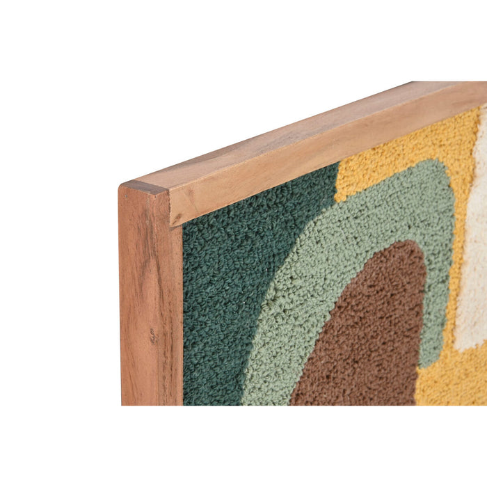 Картина Home ESPRIT Зелен Горчица Модерен Град 75 x 3 x 105 cm (2 броя)
