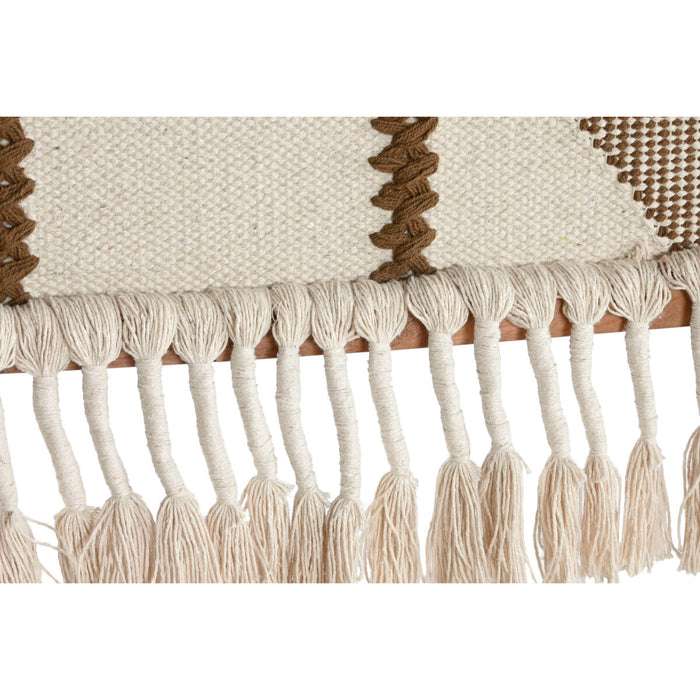 Картина Home ESPRIT Бежов Естествен Boho 60 x 3 x 90 cm (2 броя)