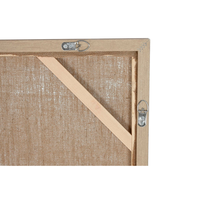 Картина Home ESPRIT Бял Бежов Модерен Скандинавски 100 x 4 x 100 cm