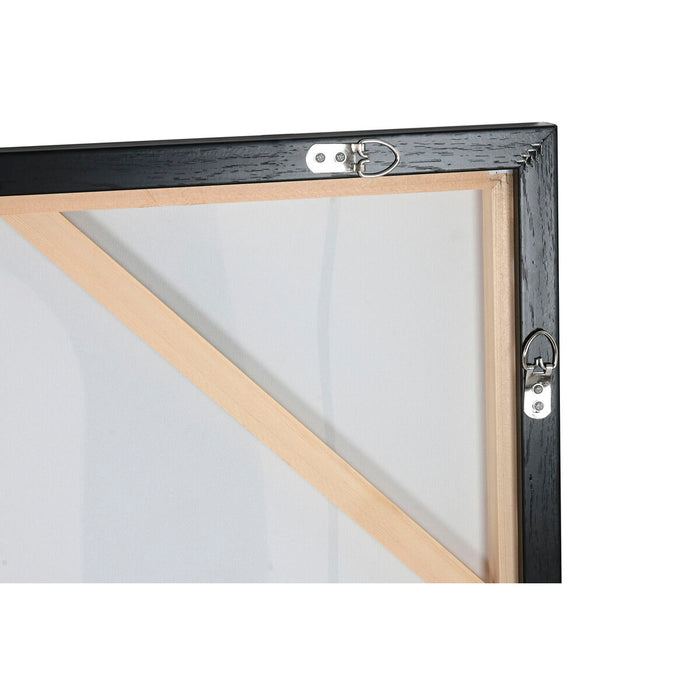 Картина Home ESPRIT Кафяв Черен Абстрактен Град 90 x 4 x 120 cm (2 броя)