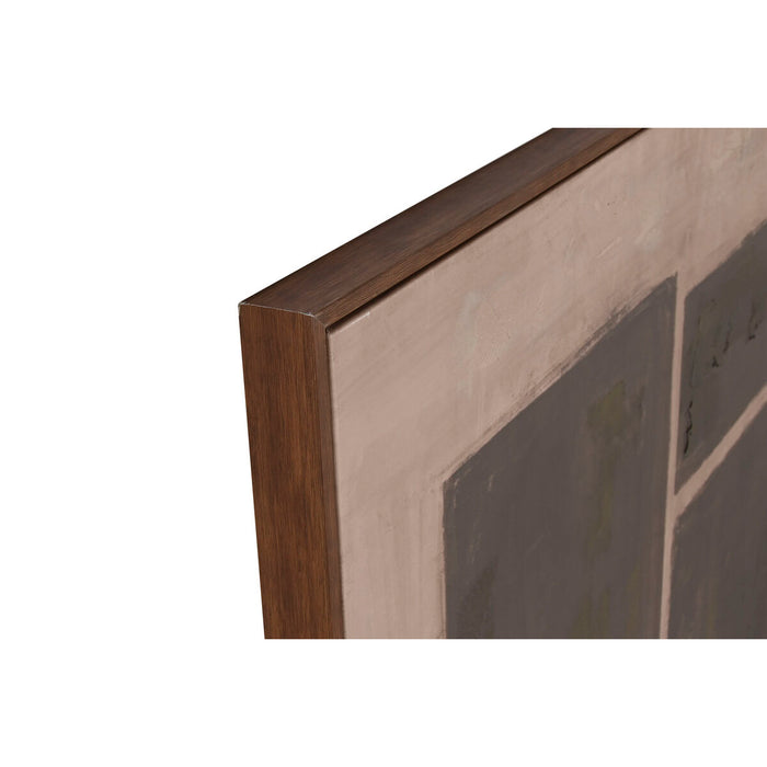 Картина Home ESPRIT Тъмно сив Светло кафяв Абстрактен Модерен 100 x 4 x 140 cm (2 броя)