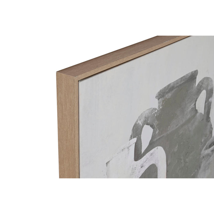 Картина Home ESPRIT Черен Сив Ориенталски Ваза 90 x 4 x 120 cm (2 броя)
