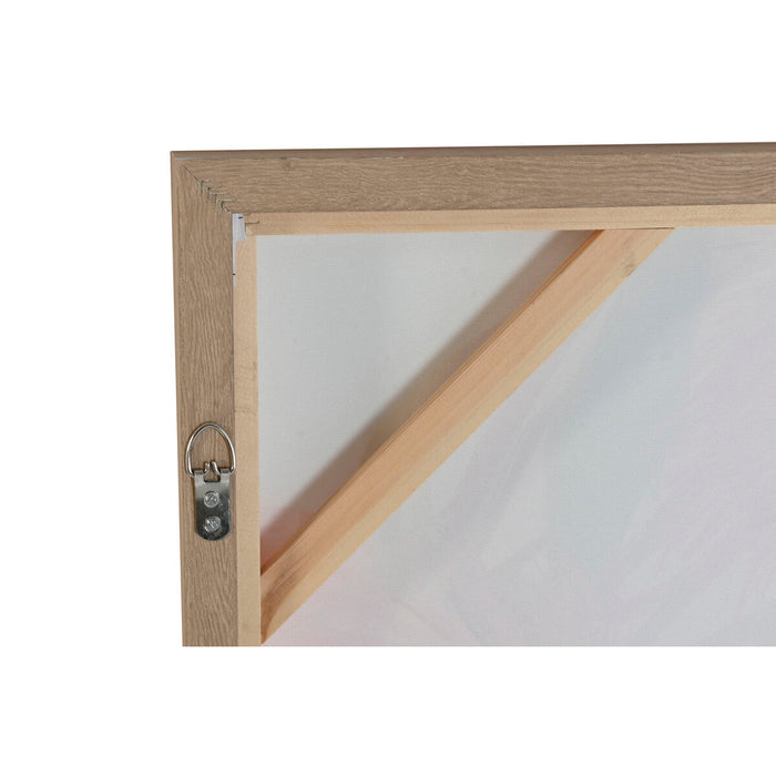 Картина Home ESPRIT Жълт Син Lilled Shabby Chic 100 x 4 x 100 cm (2 броя)