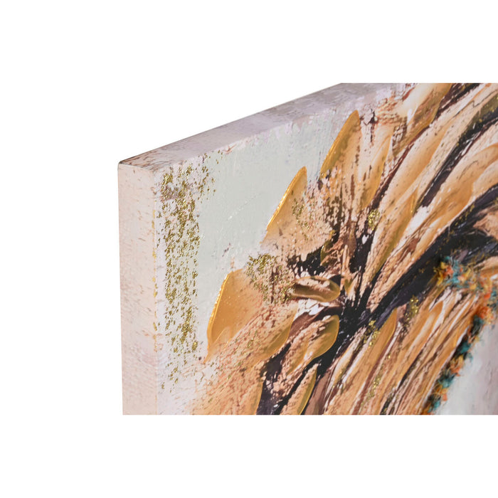 Пластно Home ESPRIT Кафяв Златен Колониален Африканка 90 x 3 x 120 cm (2 броя)