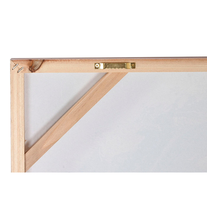 Пластно Home ESPRIT Кафяв Златен Колониален Африканка 90 x 3 x 120 cm (2 броя)