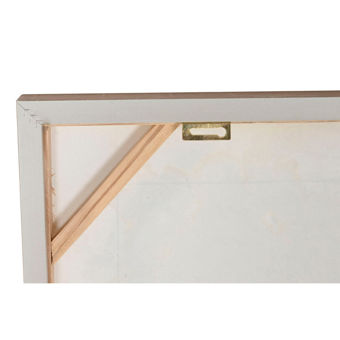 Картина Home ESPRIT Бял Кръгове 102 x 4,5 x 102 cm (2 броя)