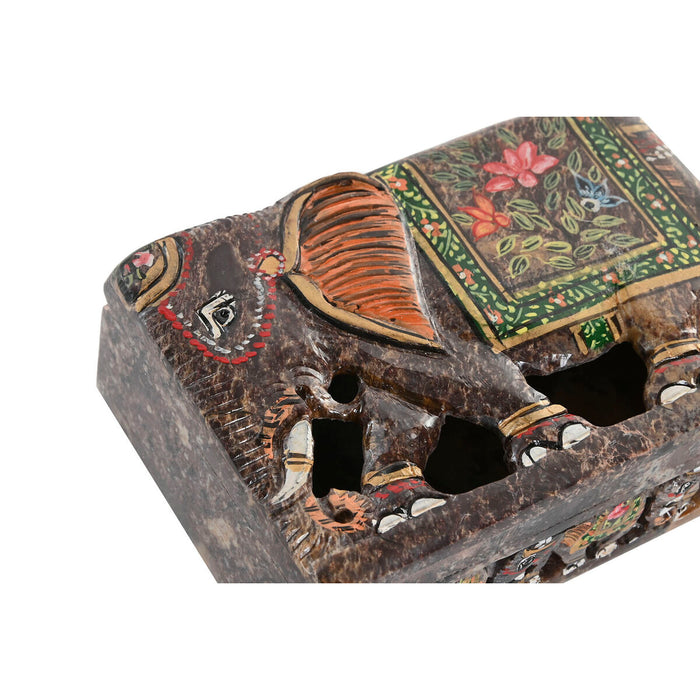 Кутия за бижута Home ESPRIT Кафяв Многоцветен 15 X 10 X 5,5 CM