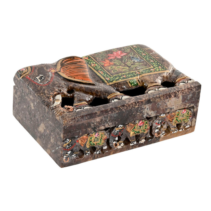 Кутия за бижута Home ESPRIT Кафяв Многоцветен 15 X 10 X 5,5 CM