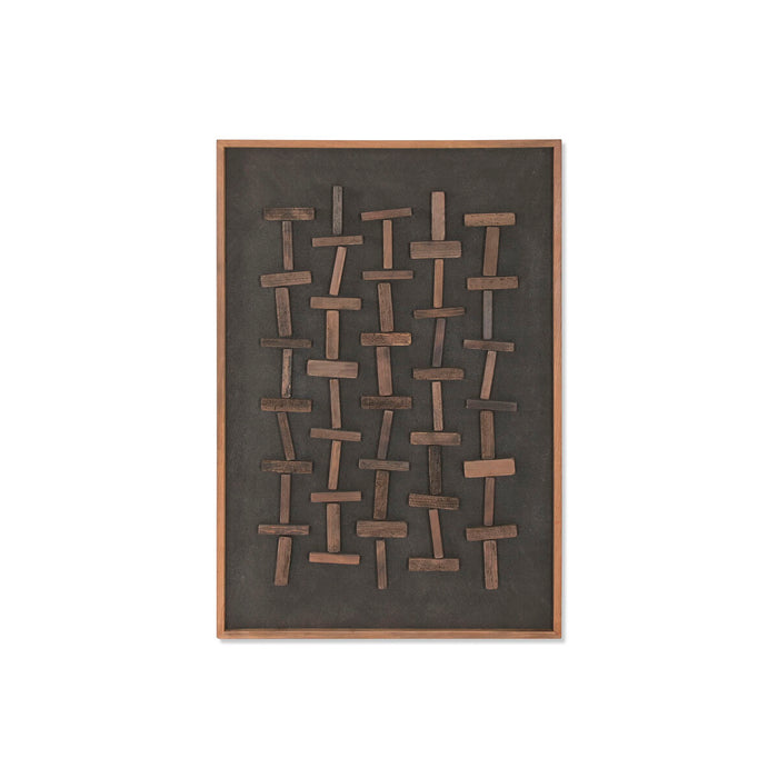 Картина Home ESPRIT Бор Рециклирано дърво 82 x 4 x 122 cm