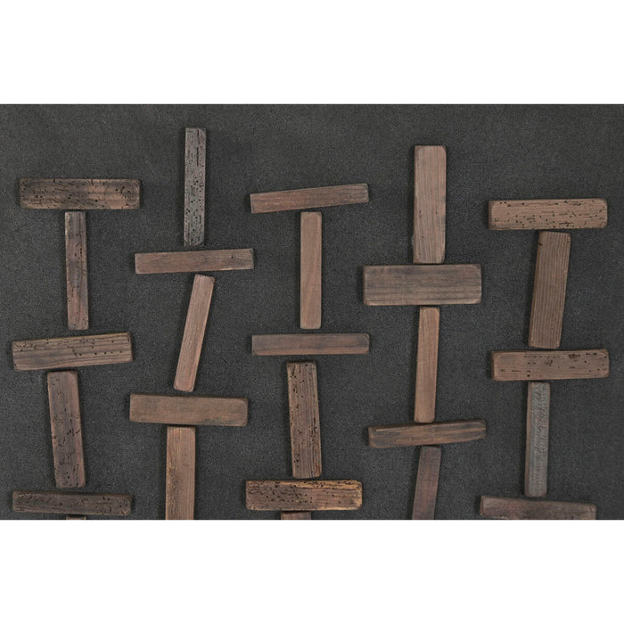 Картина Home ESPRIT Бор Рециклирано дърво 82 x 4 x 122 cm
