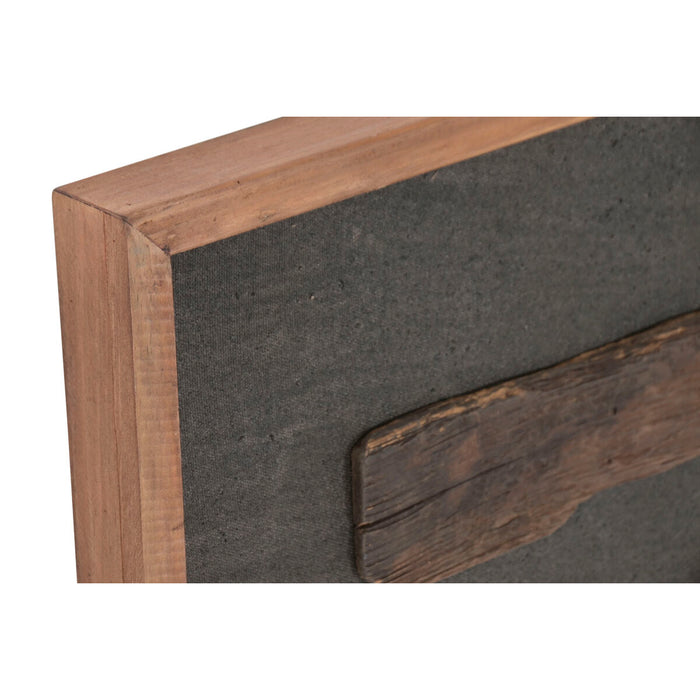 Картина Home ESPRIT Бор Рециклирано дърво 52 x 4 x 52 cm