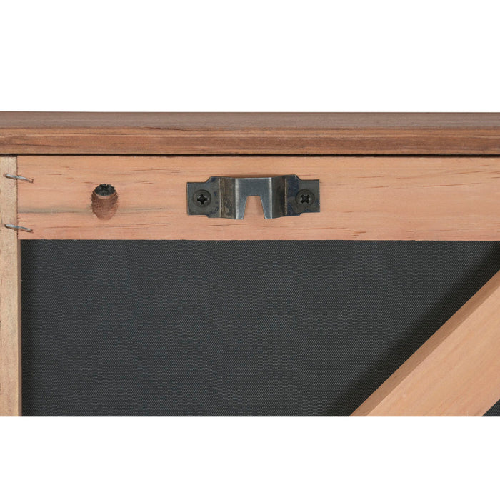 Картина Home ESPRIT Бор Рециклирано дърво 82 x 4 x 82 cm