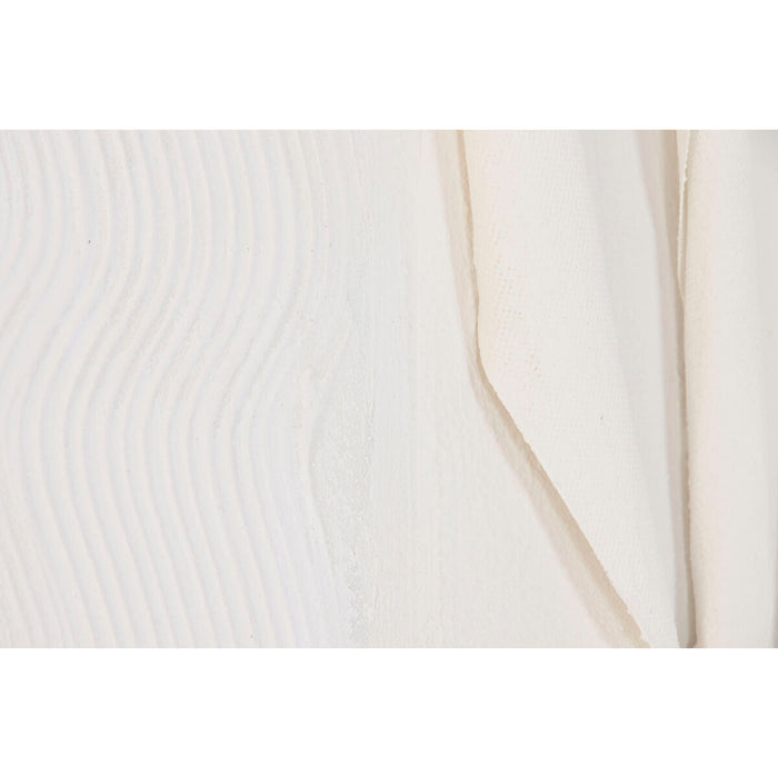 Пластно Home ESPRIT Бял Абстрактен Скандинавски 60 x 3,5 x 60 cm (2 броя)