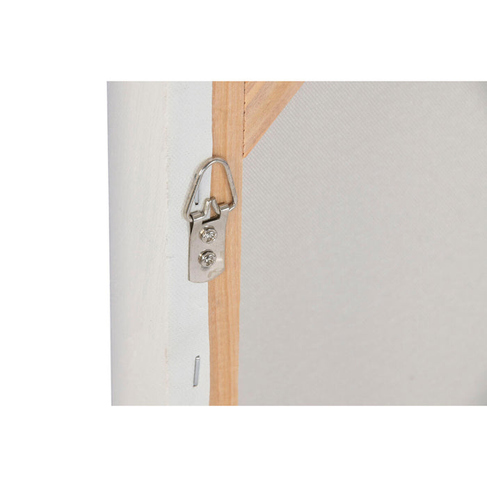 Пластно Home ESPRIT Бял Абстрактен Скандинавски 60 x 3,5 x 60 cm (2 броя)