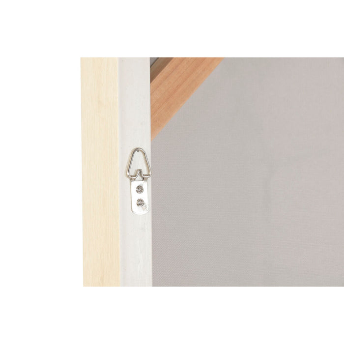 Пластно Home ESPRIT Бял Бежов Листи Скандинавски 102,5 X 5,5 X 152,5 CM