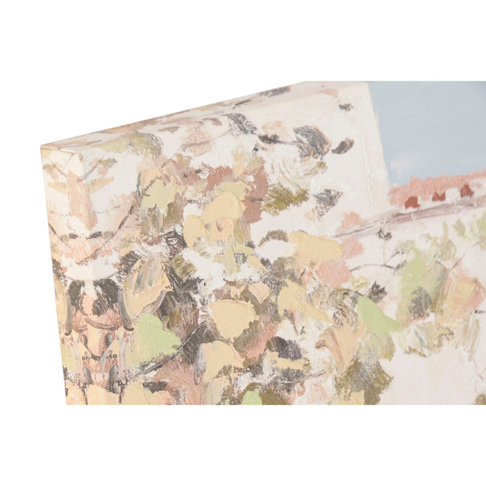 Пластно Home ESPRIT Бял Зелен Град Cottage 60 x 3,5 x 90 cm (2 броя)