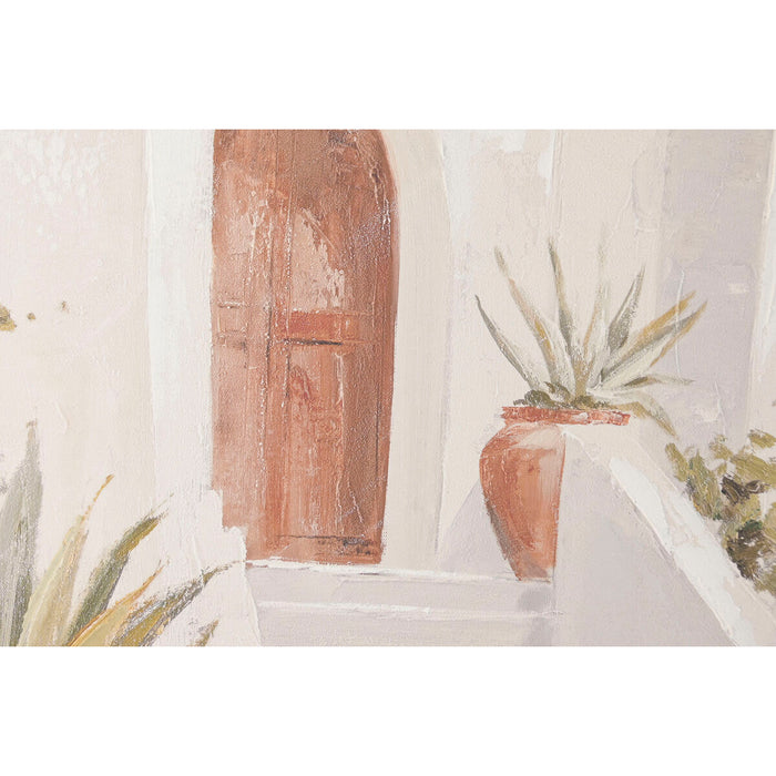 Пластно Home ESPRIT Бял Зелен Boho 60 x 3,5 x 90 cm (2 броя)