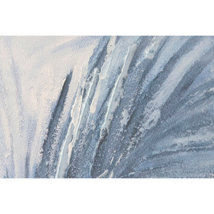 Пластно Home ESPRIT Син Бял Палми Тропически 82,5 x 3,5 x 122,5 cm (2 броя)