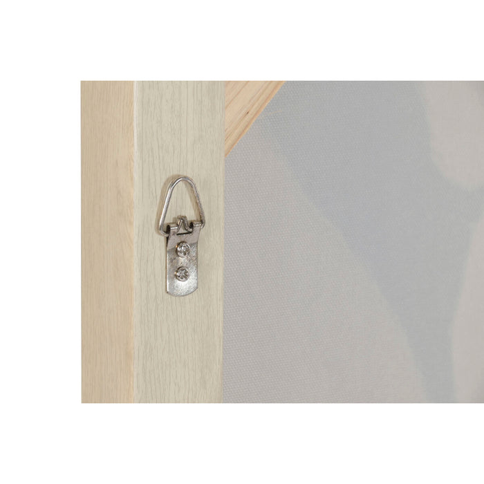 Пластно Home ESPRIT Син Бял Листи Тропически 82,5 x 4,5 x 122,5 cm (2 броя)