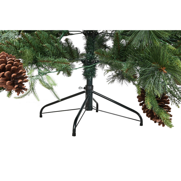 Коледно дърво Home ESPRIT Червен Зелен PVC 120 x 120 x 210 cm